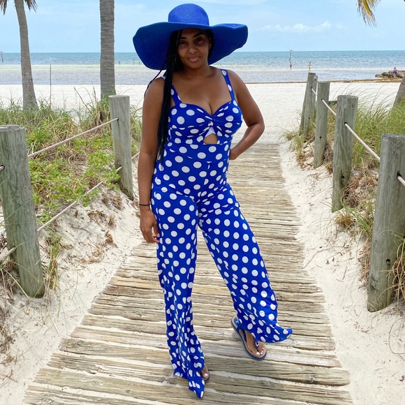 Pants - Polka dot jumpsuit